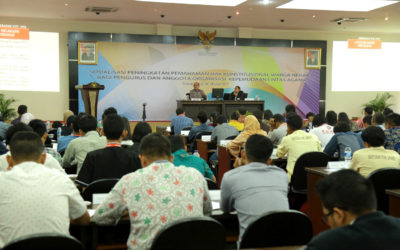 Constitutional Court and Leimena Institute Presented a Video Conference together with 10 School of Laws in Indonesia