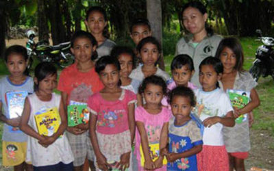 Kelompok Belajar Anak SD di Desa Manusak