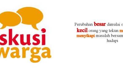 DISKUSI WARGA, Langkah Kecil yang Bisa Membawa Dampak Besar